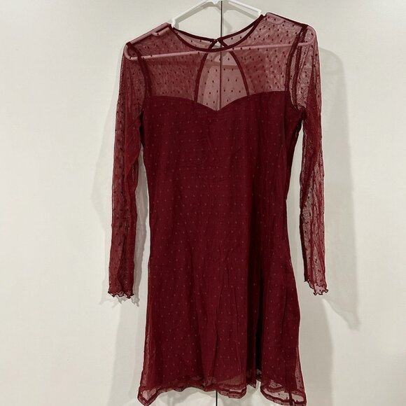 Hollister Mesh Long Sleeve Dress - Picture 1 of 4